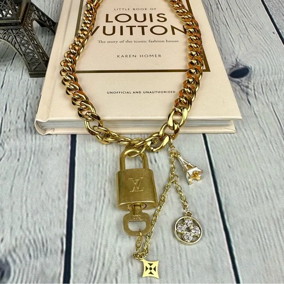Louis Vuitton Jewelry Louis Vuitton Lock And Key Necklace